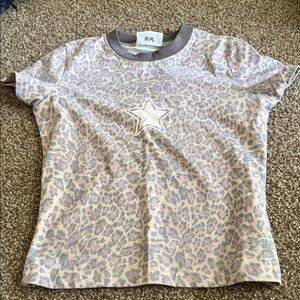 Leopard Print Women's Short Sleeve Tee